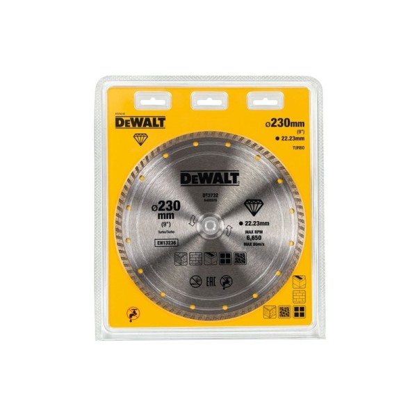 DT3732 Διαμαντόδισκος 230×22.2mm DEWALT ΔΙΑΜΑΝΤΟΔΙΣΚΟΙ DT3732 Διαμαντόδισκος 230×22.2mm DEWALT ΔΙΑΜΑΝΤΟΔΙΣΚΟΙ
