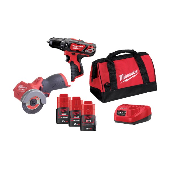 SET ΕΡΓΑΛΕΙΩΝ Μ12 BPDFCOT2A-202B, MILWAUKEE ΕΡΓΑΛΕΙΑ ΜΠΑΤΑΡΙΑΣ SET ΕΡΓΑΛΕΙΩΝ Μ12 BPDFCOT2A-202B, MILWAUKEE ΕΡΓΑΛΕΙΑ ΜΠΑΤΑΡΙΑΣ