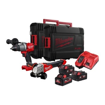 Milwaukee M18 FPP2Y2-553X Σετ Γωνιακός Τροχός & Κρουστικό Δραπανοκατσάβιδο 18V Milwaukee M18 FPP2Y2-553X Σετ Γωνιακός Τροχός & Κρουστικό Δραπανοκατσάβιδο 18V ΣΕΤ ΕΡΓΑΛΕΙΩΝ
