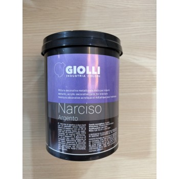 GIOLLI NARCISO 1LT ARGENTO ΧΡΩΜΑΤΑ - ΧΡΩΜΑΤΑ ΤΟΙΧΟΥ