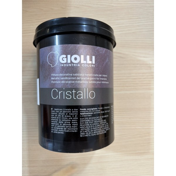 GIOLLI 322 CRISTALLO ΑΔΙΑΦΑΝΕΣ ΜΕΤΑΛΛΙΚΟ ΧΡΩΜΑ ΜΕ ΛΕΠΤΟ ΓΚΛΙΤΕΡ ΑΣΗΜΙ 1LT ΧΡΩΜΑΤΑ - ΧΡΩΜΑΤΑ ΤΟΙΧΟΥ GIOLLI 322 CRISTALLO ΑΔΙΑΦΑΝΕΣ ΜΕΤΑΛΛΙΚΟ ΧΡΩΜΑ ΜΕ ΛΕΠΤΟ ΓΚΛΙΤΕΡ ΑΣΗΜΙ 1LT ΧΡΩΜΑΤΑ - ΧΡΩΜΑΤΑ ΤΟΙΧΟΥ