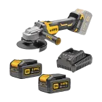ΓΩΝΙΑΚΟΣ ΤΡΟΧΟΣ ΜΠΑΤΑΡΙΑΣ AG 125 18V PRO -2x5,0Ah ΕΡΓΑΛΕΙΑ ΜΠΑΤΑΡΙΑΣ