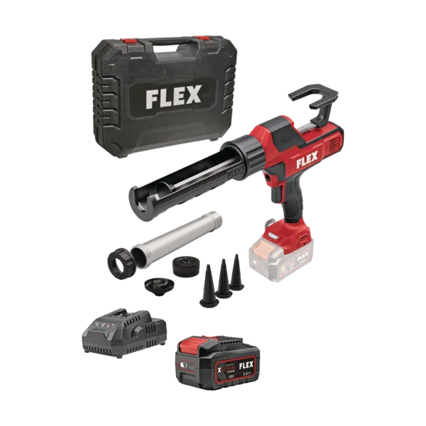 ΠΙΣΤΟΛΙ ΣΙΛΙΚΟΝΗΣ ΜΠΑΤΑΡΙΑΣ FLEX, CG 310/600 18 ΕΡΓΑΛΕΙΑ ΜΠΑΤΑΡΙΑΣ