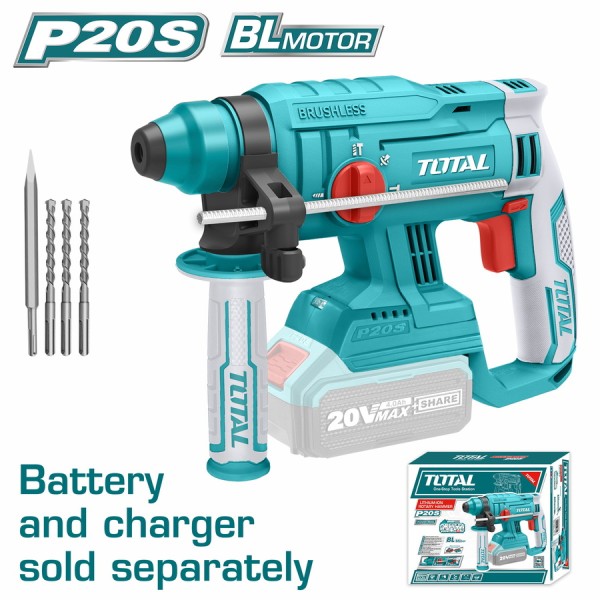 TOTAL ΠΝΕΥΜΑΤΙΚΟ ΠΙΣΤΟΛΕΤΟ ΜΠΑΤ. Li-ion 20V ΧΩΡΙΣ ΜΠΑΤΑΡΙΑ & ΦΟΡΤΙΣΤΗ (TRHLI2201) Ηλεκτρικά Εργαλεία