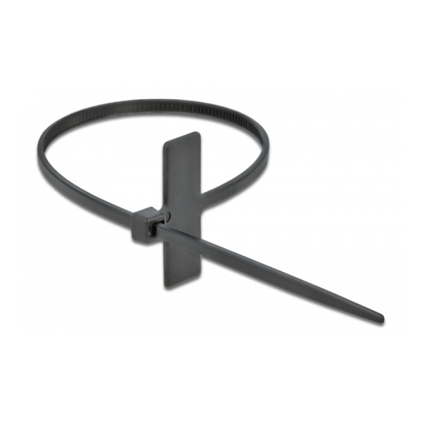 ΔΕΜΑΤΙΚΑ ΕΤΙΚΕΤΑΣ ΜΑΥΡΑ, BENMAN, 300x4.8mm (100τμχ) (70961) Σιδηρικά - Βιομηχανικά