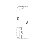 ΣΤΡΑΒΟΒΙΔΕΣ ΕΥΡΩΠΑΙΚΟΥ ΤΥΠΟΥ ΓΑΛΒΑΝΙΖΕ 44mmx18mmx4mm 100τμχ (28394) ΕΙΔΗ ΚΙΓΚΑΛΕΡΙΑΣ