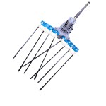 ATRAX 5 ΕΛΑΙΟΡΑΒΔΙΣΤΙΚΟ 12V ME ΤΗΛΕΣΚΟΠΙΚΗ ΠΡΟΕΚΤΑΣΗ 0,5-1,0M CARBON Ελαιοραβδιστικά