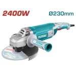 TOTAL ΓΩΝΙΑΚΟΣ ΤΡΟΧΟΣ 2.400W / 230mm (TG1252306) Ηλεκτρικά Εργαλεία