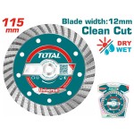 TOTAL ΔΙΑΜ/ΣΚΟΣ UNIVERSAL TURBO 115 Χ 22.2mm (TAC2131151) Ηλεκτρικά Εργαλεία