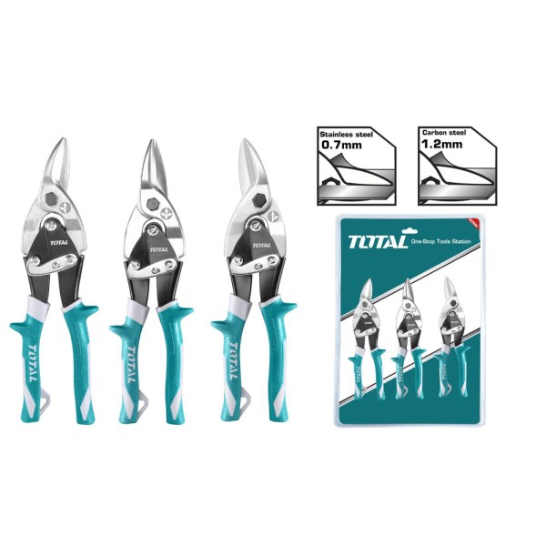 TOTAL ΣΕΤ ΨΑΛΙΔΙΑ ΛΑΜΑΡΙΝΑΣ 250mm 3ΤΕΜ (THT520106K) Εργαλεία Χειρός