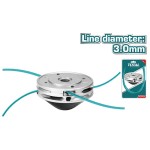 TOTAL ΚΕΦΑΛΗ ΜΕΣΙΝΕΖΑΣ UNIVERSAL FIX LINE 4 ΕΞΟΔΩΝ ΜΕ ΚΑΣΤΑΝΙΑ ALS30033 Κήπος - Αγρός