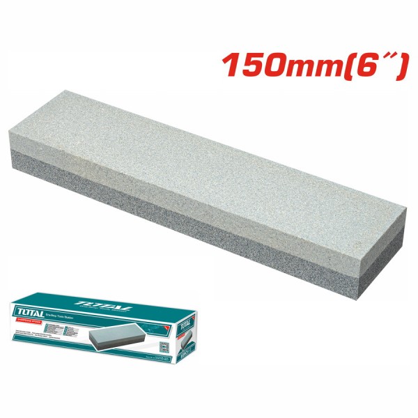 TOTAL ΠΕΤΡΑ ΑΚΟΝΙΣΜΑΤΟΣ ΔΙΠΛΗ 150mm / 120grit + 240grit  (TAC2615001) Εργαλεία Χειρός