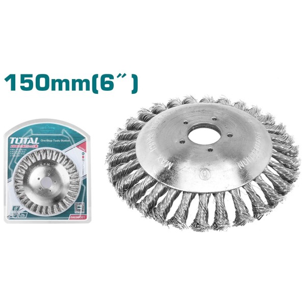 TOTAL ΚΕΦΑΛΗ ΜΕΣΙΝΕΖΑΣ UNIVERSAL ΣΥΡΜΑΤΟΒΟΥΡΤΣΑ Φ-150mm / 6" (TAC39061) ΑΓΡΟΤΙΚΑ ΕΡΓΑΛΕΙΑ