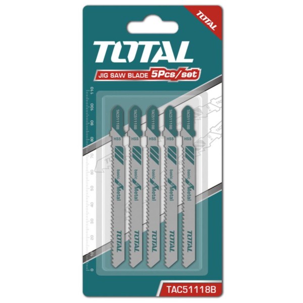 TOTAL ΜΑΧΑΙΡΑΚΙΑ ΣΕΓΑΣ ΜΕΤΑΛΛΟΥ 70mm 5ΤΕΜ (TAC51118B)