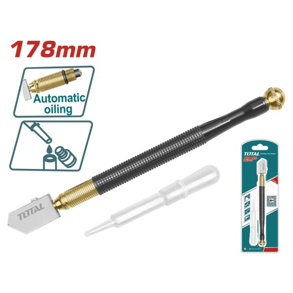 TOTAL ΚΟΦΤΗΣ ΓΥΑΛΙΟΥ Β.Τ 178mm (THT561781) ΕΡΓΑΛΕΙΑ ΧΕΙΡΟΣ