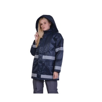 ΤΖΑΚΕΤ PARKA ΜΠΛΕ ME ΑΝΑΚΛΑΣΤΙΚΕΣ ΤΑΙΝΙΕΣ Είδη Προστασίας