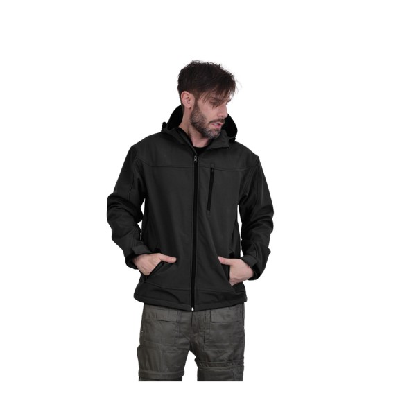 ΤΖΑΚΕΤ SOFTSHELL ΜΑΥΡΟ Είδη Προστασίας