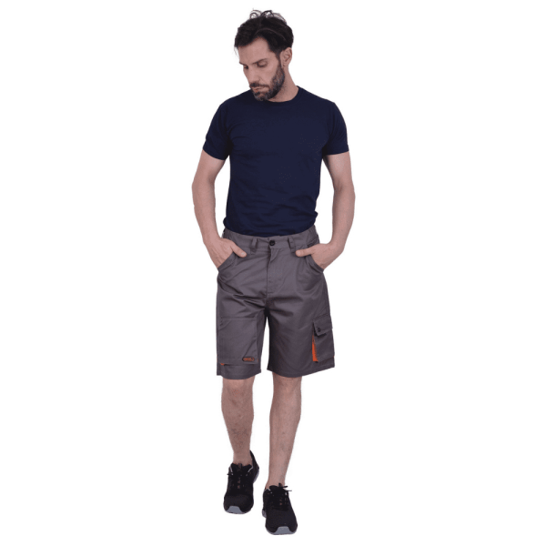 ΒΕΡΜΟΥΔΑ ΕΡΓΑΣΙΑΣ ERGOLINE ΓΚΡΙ-ΠΟΡΤΟΚΑΛΙ ΕΙΔΗ ΠΡΟΣΤΑΣΙΑΣ