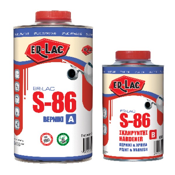 ΒΕΡΝΙΚΙ S-86 ΣΑΤΙΝΕ Χρώματα - Χρώματα Τοίχου