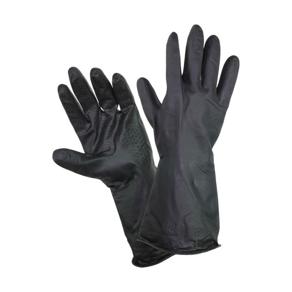 ΓΑΝΤΙΑ ΒΙΟΜΗΧΑΝΙΚΑ LATEX ΜΑΥΡΑ 10'' \ XL (10157) Είδη Προστασίας