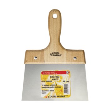 ΣΠΑΤΟΥΛΑ ΦΑΡΔΙΑ ΜΑΚΡΙΑ ΛΑΜΑ INOX ΜΕ ΞΥΛΙΝΗ ΛΑΒΗ (555) 180mm, LOUTIL (13413)