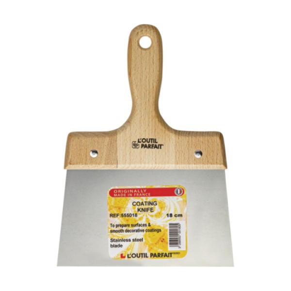 ΣΠΑΤΟΥΛΑ ΦΑΡΔΙΑ ΜΑΚΡΙΑ ΛΑΜΑ INOX ΜΕ ΞΥΛΙΝΗ ΛΑΒΗ (555) 180mm, LOUTIL (13413)