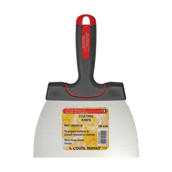 ΣΠΑΤΟΥΛΑ ΦΑΡΔΙΑ ΚΟΝΤΗ ΛΑΜΑ INOX ΜΕ 2K SOFT ΛΑΒΗ (2605) 180mm, LOUTIL (14738)