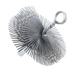 ΤΟΥΜΠΟΒΟΥΡΤΣΑ ΜΕΤΑΛΛΙΚΗ ΣΤΡΟΓΓΥΛΗ 20cm ΚΑΠΝΟΔΟΧΩΝ BENMAN (18026)