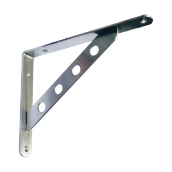 ΣΤΗΡΙΓΜΑΤΑ ΡΑΦΙΩΝ ΜΕΤΑΛΙΚΑ ΜΕ ΤΡΥΠΕΣ BRUSH ΝΙΚΕΛ 25x19x3x0.4 (25446) Σιδηρικά - Βιομηχανικά