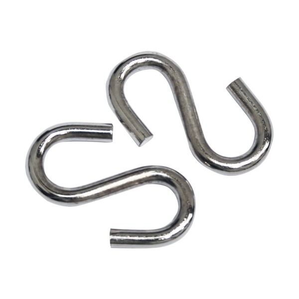 ΣΥΝΔΕΤΗΡΑΣ ΤΥΠΟΥ "S" ΝΙΚΕΛ 3mm (25543) ΣΥΝΔΕΤΗΡΑΣ ΤΥΠΟΥ "S" ΝΙΚΕΛ 3mm (25543)