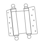 ΜΕΝΤΕΣΕΔΕΣ ΑΛΕ-ΡΕΤΟΥΡ ΜΑΥΡΟΙ 4" , ΖΕΥΓΟΣ (25699)