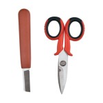 ΨΑΛΙΔΙ & ΜΑΧΑΙΡΙ ΗΛΕΚΤΡΟΛΟΓΟΥ ΣΕ ΔΕΡΜΑΤΙΝΗ ΘΗΚΗ (26446)