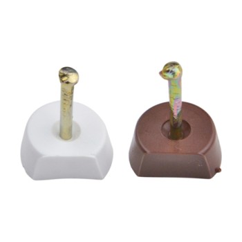 ΣΤΗΡΙΓΜΑΤΑ ΡΑΦΙΩΝ ΦΑΛΤΣΟ ΜΕ ΚΑΡΦΙ ΛΕΥΚΟ (100 τμχ) (28909)