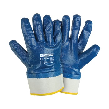 ΓΑΝΤΙΑ ΜΕ ΠΛΗΡΗ ΕΠΙΚΑΛΥΨΗ ΝΙΤΡΙΛΙΟΥ NBR, ΜΠΛΕ, ΒΑΡΕΟΣ ΤΥΠΟΥ 10'' FF GROUP (30010) Είδη Προστασίας