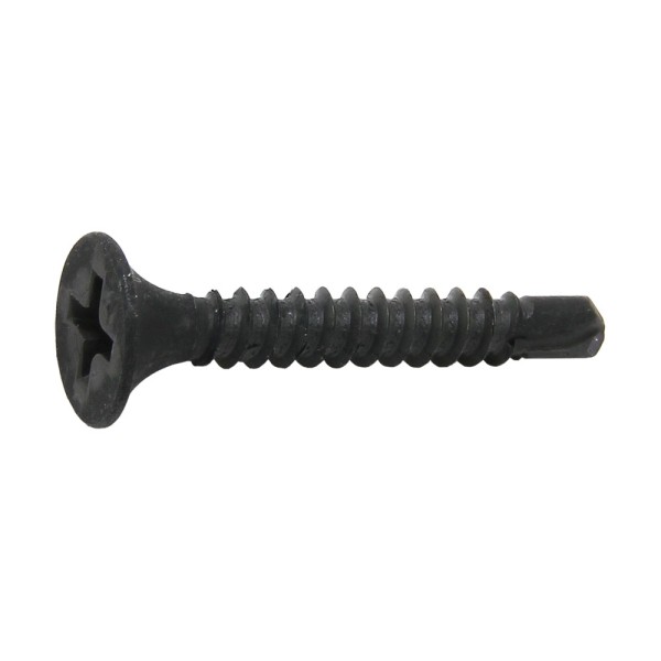 ΒΙΔA ΓΥΨΟΣΑΝΙΔΑΣ, ΣΚΟΥΡΟ ΓΚΡΙ  ΜΕ ΤΡΥΠΑΝΙ, FF GROUP, M3.5X25 (1000τμχ) (34603)