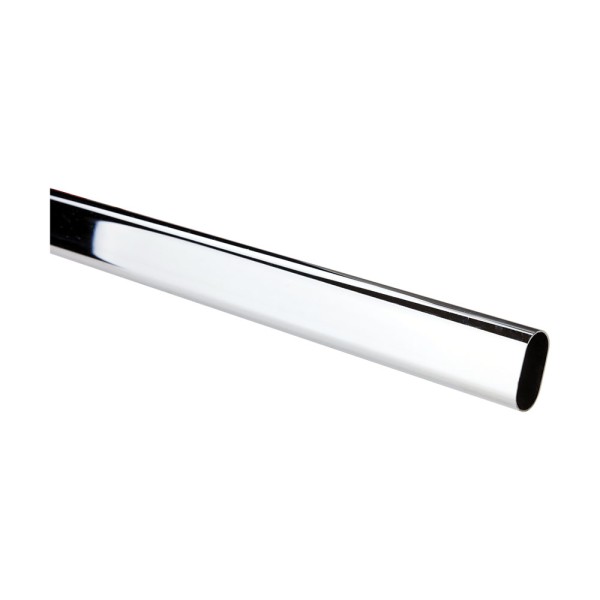 ΣΩΛΗΝΑΣ ΝΤΟΥΛΑΠΑΣ ΟΒΑΛ 3m, ΧΡΩΜΕ, (ΠΑΧΟΣ  0.7mm), FF GROUP (37117) ΕΙΔΗ ΚΙΓΚΑΛΕΡΙΑΣ