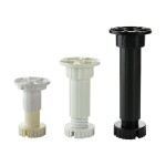 ΠΟΔΙΑ ΝΤΟΥΛΑΠΙΩΝ ABS ΜΑΥΡΑ 15 cm (37216)