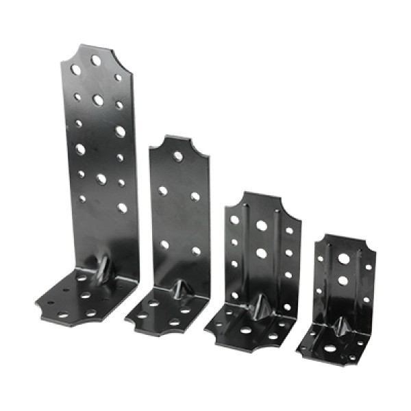 ΓΩΝΙΕΣ ΠΕΡΓΚΟΛΑΣ ΜΑΥΡΕΣ,  6 Χ10 cm, FF GROUP (37324)