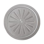 ΣΧΑΡΑΚΙΑ ΣΙΦΩΝΙΟΥ ΣΤΡΟΓΓΥΛΑ  INOX 100mm (37959)