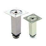 ΠΟΔΙ ΕΠΙΠΛΟΥ ΤΕΤΡΑΓΩΝΟ, ΧΡΩΜΕ, 25X25X 80mm, FF GROUP (38244)