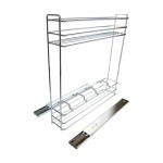 ΣΥΡΟΜΕΝΗ ΜΠΟΥΚΑΛΟΘΗΚΗ ΠΛΑΪΝΗ ΜΕ ΦΡΕΝΟ 15cm ΧΡΩΜΙΟ, STARAX (39286)