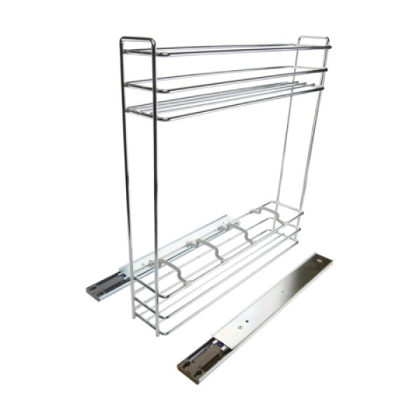 ΣΥΡΟΜΕΝΗ ΜΠΟΥΚΑΛΟΘΗΚΗ ΠΛΑΪΝΗ ΜΕ ΦΡΕΝΟ 15cm ΧΡΩΜΙΟ, STARAX (39286)