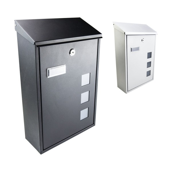 ΓΡΑΜΜΑΤΟΚΙΒΩΤΙΟ ΜΕ ΠΑΡΑΘΥΡΑΚΙ, ΓΚΡΙ ΜΕΤΑΛΛΙΚΟ, 400X253X110X0.8mm, FF GROUP (40265) Σιδηρικά - Βιομηχανικά