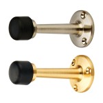 ΣΤΟΠΕΡ ΠΟΡΤΑΣ/ΤΟΙΧΟΥ, FF GROUP, Φ35 Η80mm, ΧΡΥΣΟ ΜΑΤ (41046)