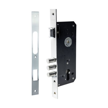 ΚΛΕΙΔΑΡΙΑ ΞΥΛΙΝΗΣ ΠΟΡΤΑΣ ΓΙΑ ΚΥΛΙΝΔΡΟ, 3 ΠΕΙΡΟΥΣ, FF GROUP, ΝΙΚΕΛ ΜΑΤ (41051)