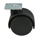 ΡΟΔΑ ΕΠΙΠΛΟΥ, NYLON ΜΑΥΡΗ, Φ 40mm, FF GROUP (41724)