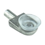 ΣΤΗΡΙΓΜΑ ΓΥΑΛΙΝΩΝ ΡΑΦΙΩΝ , D5xL9XL17mm ( 100τμχ) (41728) ΕΙΔΗ ΚΙΓΚΑΛΕΡΙΑΣ