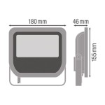 ΠΡΟΒΟΛΕΑΣ LED 20W/4000K WHITE 100DEG IP65 (42337)