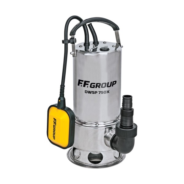 ΑΝΤΛΙΑ ΥΠΟΒΡΥΧΙΑ ΑΚΑΘΑΡΤΩΝ ΥΔΑΤΩΝ INOX DWSP-750X, 1hp, FF GROUP Ηλεκτρικά Εργαλεία