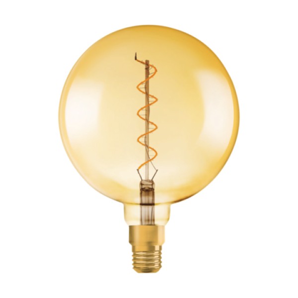 ΛΑΜΠΑ LED EDISON GLOBE, 1906, 05,00W GOLD - ΜΕΓΑΛΟ ΣΠΕΙΡΩΜΑ 27 - ΘΕΡΜΟ ΛΕΥΚΟ ΦΩΣ 820 (45260)